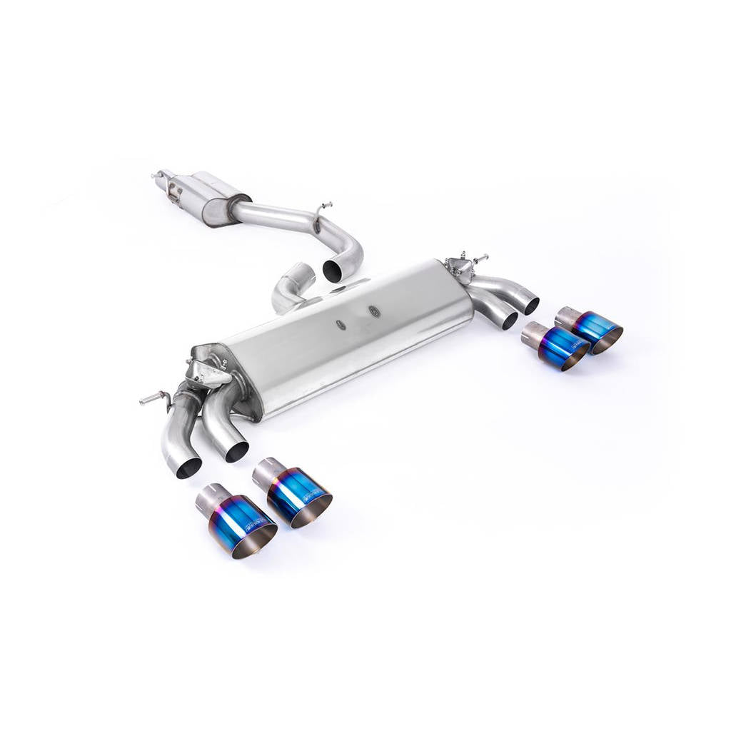 MILLTEK SSXAU779 Кат-бек Quad 100mm GT100 AUDI S3 2.0 TFSI quattro 3-Door 8V. 2 Photo-0 