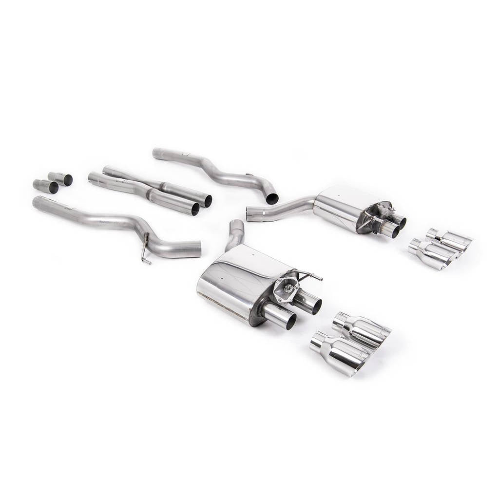 MILLTEK SSXFD282 Кат-бек Quad 100mm GT100 FORD Mustang 5.0 V8 GT Photo-0 