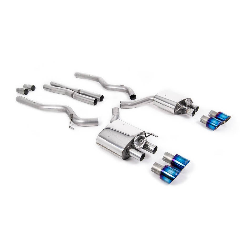 MILLTEK SSXFD285 Кат-бек Quad 100mm GT100 FORD Mustang 5.0 V8 GT Photo-0 