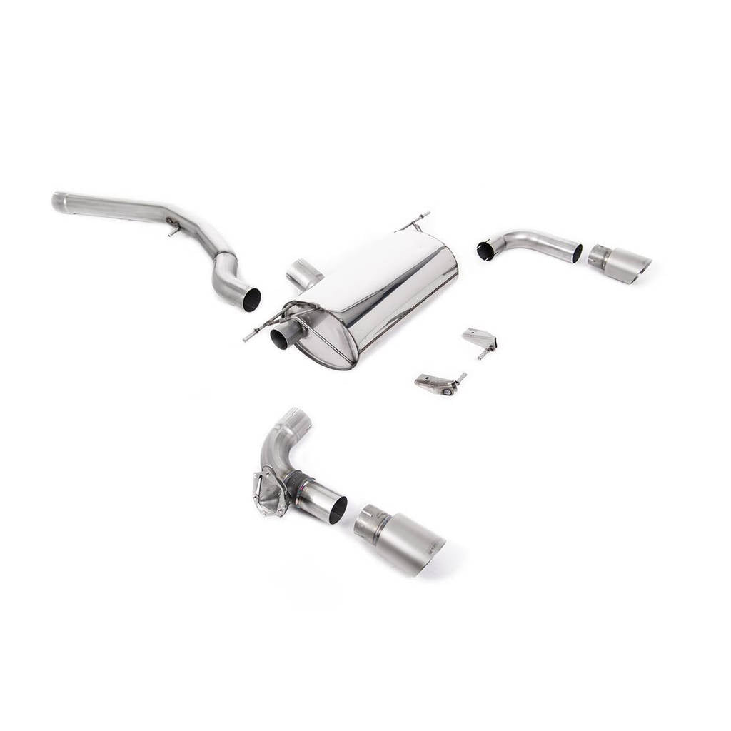 MILLTEK SSXBM1099 Кат-бек Twin 90mm GT90 BMW 2 Series M240i Coupe Photo-0 