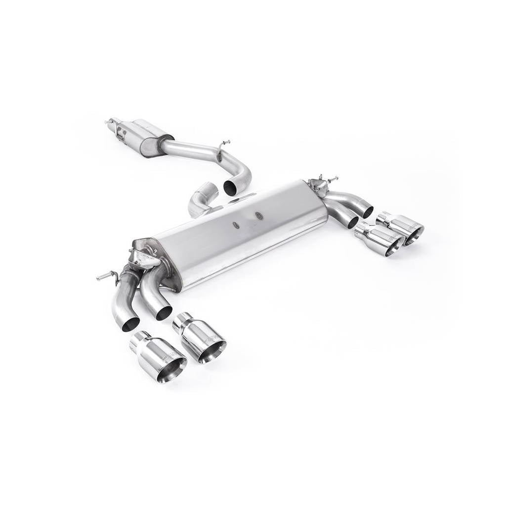 MILLTEK SSXAU775 Кат-бек Quad 100mm GT100 AUDI S3 2.0 TFSI quattro 3-Door 8V. 2 Photo-0 