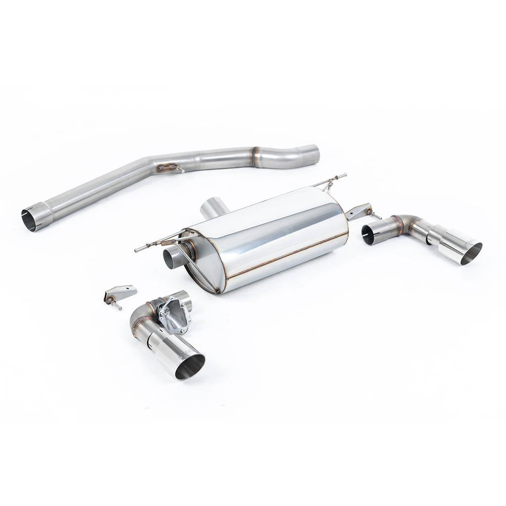 MILLTEK SSXBM1106 Кат-бек Twin 90mm GT90 BMW 1 Series M140i 3 & 5 Door Photo-0 