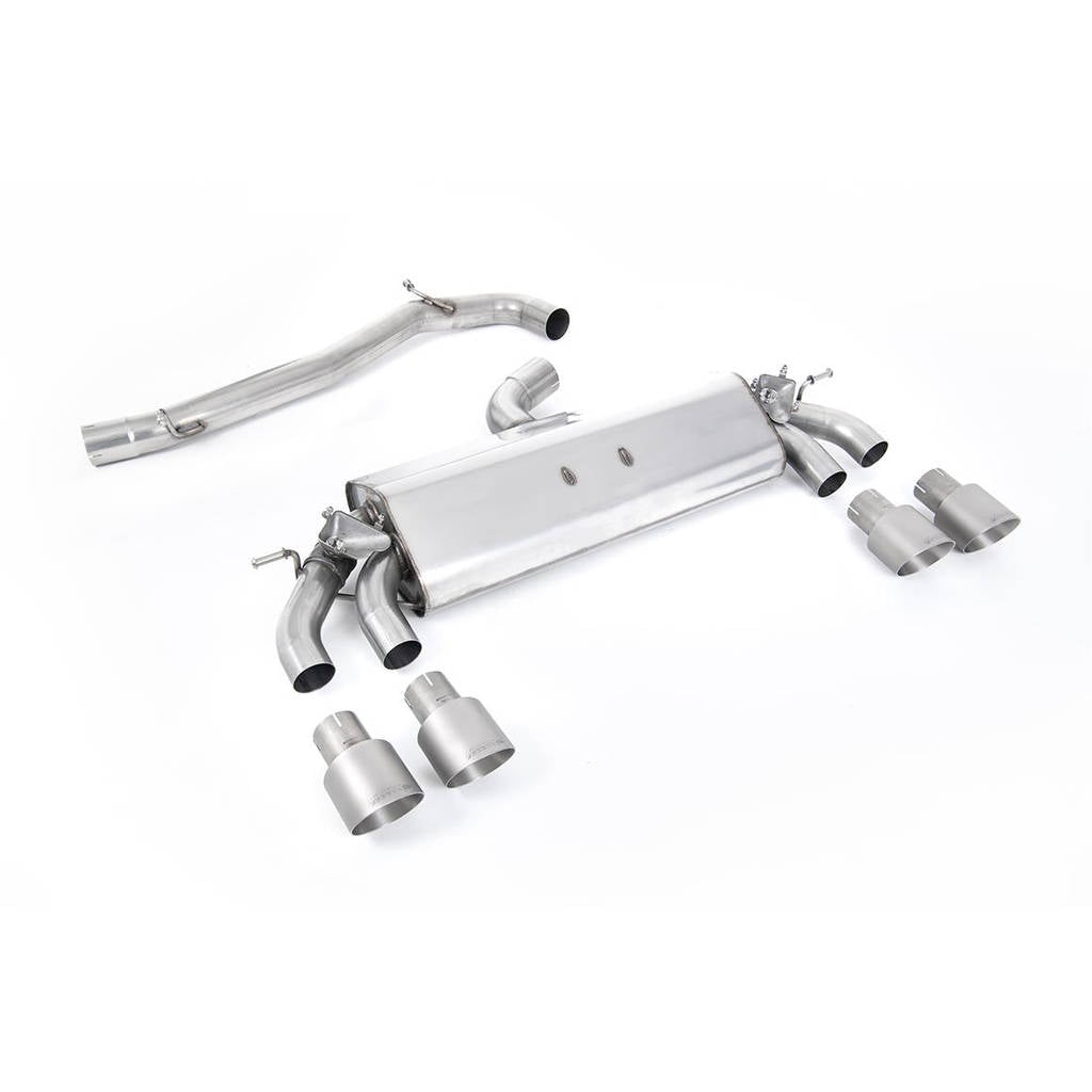MILLTEK SSXVW508 Кат-Бек Quad 100mm GT100 VW Golf Mk7. 5 R 2.0 TSI 300PS Photo-0 