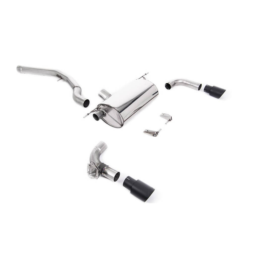 MILLTEK SSXBM1098 Кат-бек Twin 90mm GT90 BMW 2 Series M240i Coupe Photo-0 