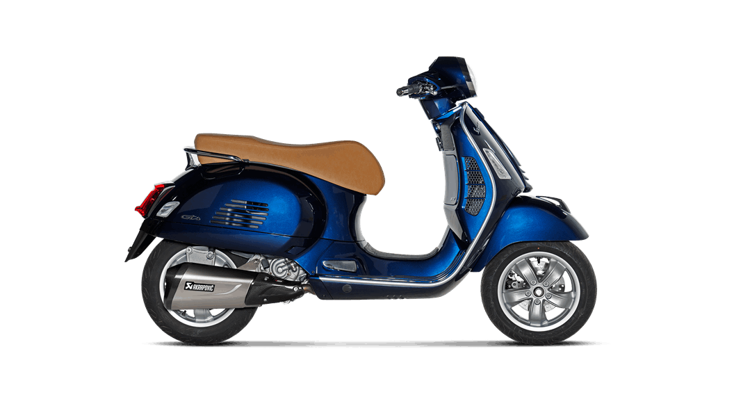 AKRAPOVIC S-VE3SO11-ZDFSS Вихлопна система Slip-on Line (SS) VESPA GTS 300 / SEI GIORNI / HPE 2021 Photo-0 