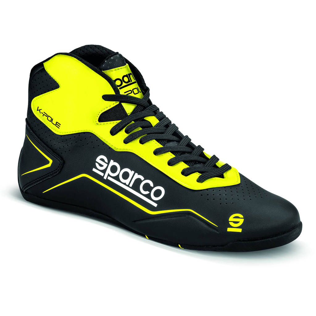 SPARCO 00126946NRGF Черевики для картингу K-POLE, чорний/жовтий, розмір 46 Photo-0 