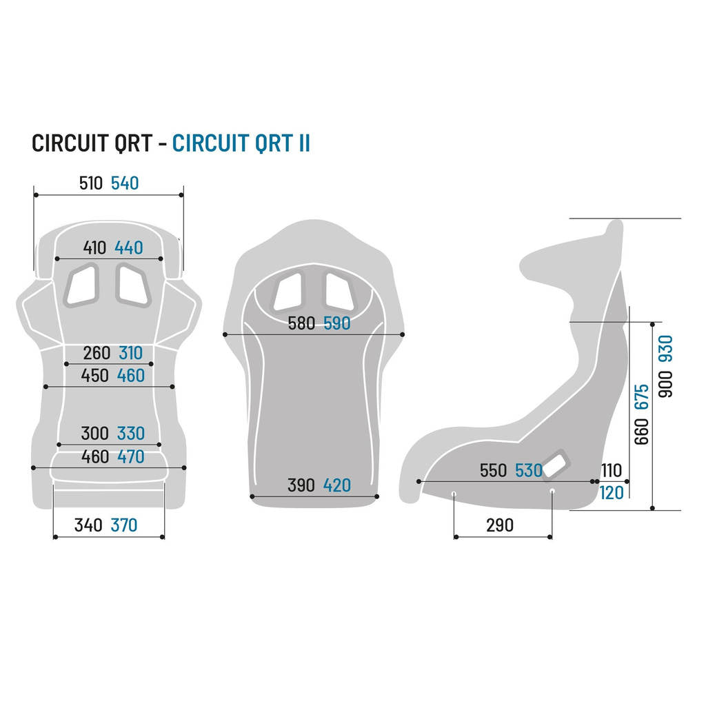 SPARCO 008019RNR Крісло для автоспорту CIRCUIT QRT, FIA 8855-1999, розмір M Photo-1 