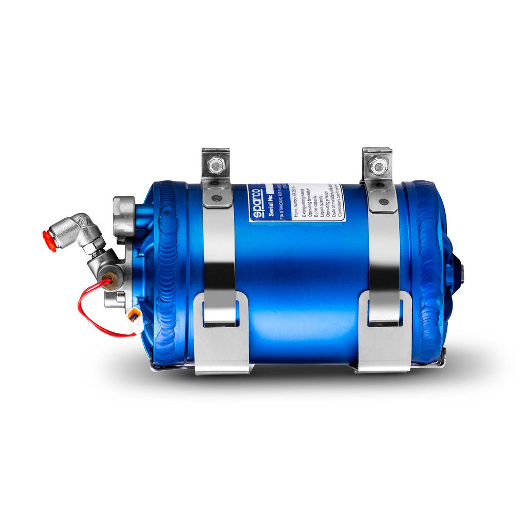 SPARCO 014772FEAL Система пожежогасіння електрична, FIA 2000, 1.3 л, піна AFFF, формула, алюм. Photo-2 