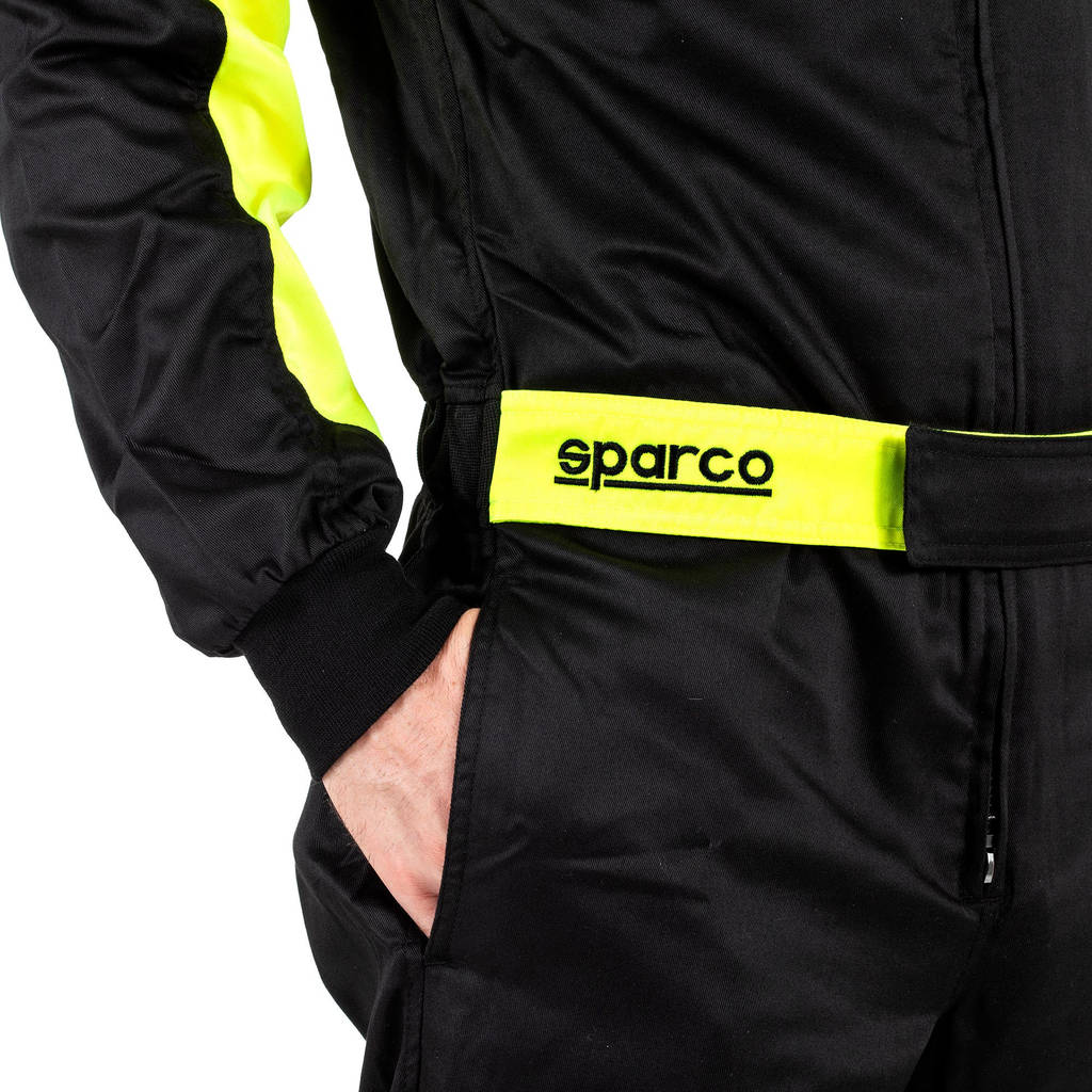 SPARCO 002343NRGF4XL Комбінезон для картингу ROOKIE 2020 року, без омологації, чорний/жовтий, розмір XL Photo-3 
