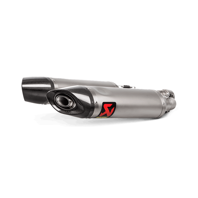 AKRAPOVIC S-A9SO1-HDT / 1 Вихлопна система Slip-On Line (Titanium) APRILIA SHIVER 900 2017-2019 Photo-0 