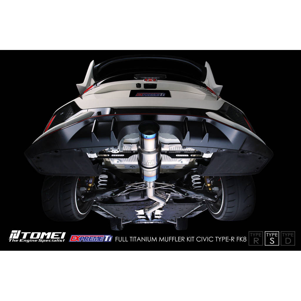 TOMEI TB6090-HN06B Повний титановий вихлопний комплект Expreme Ti Type-S для HONDA Civic Type R (FK8) 2017–2021 Photo-1 