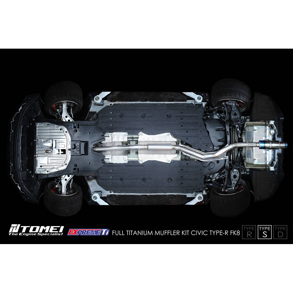 TOMEI TB6090-HN06B Повний титановий вихлопний комплект Expreme Ti Type-S для HONDA Civic Type R (FK8) 2017–2021 Photo-4 