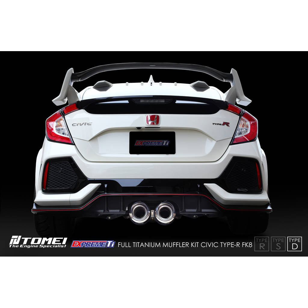TOMEI TB6090-HN06C Повний титановий комплект глушника Expreme Ti Type-D для HONDA Civic Type R (FK8) 2017–2021 Photo-2 