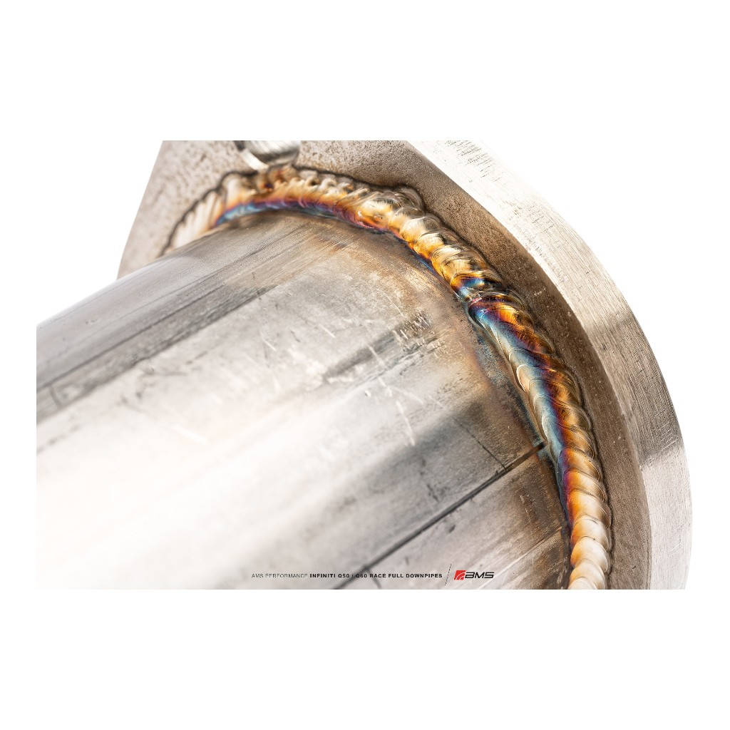 AMS ALP.28.05.0002-1 Alpha Performance INFINITI Q50/Q60 Catless Full Downpipe Kit Photo-2 