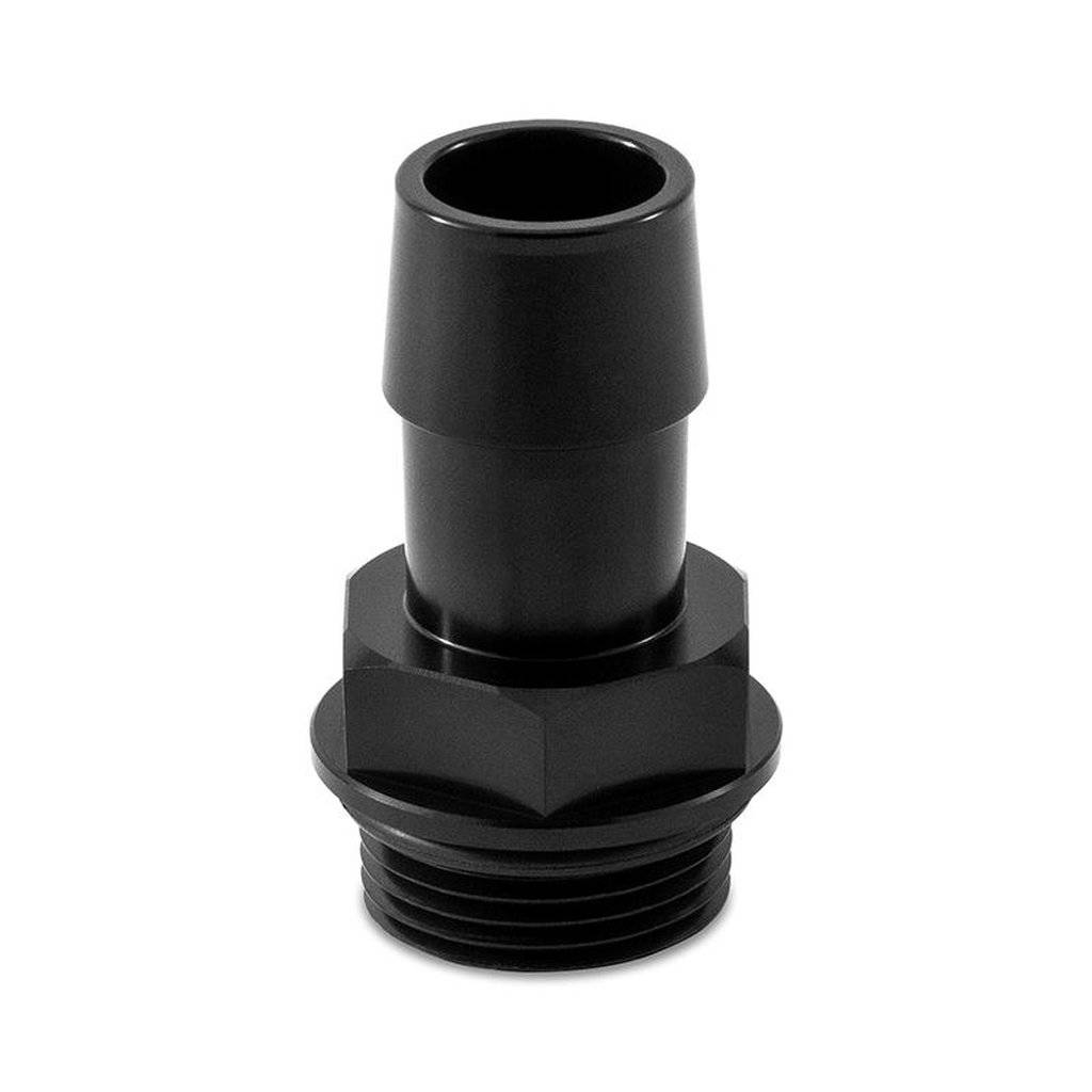 MISHIMOTO MMFT-M27-34BK Перехідник алюмінієвий M27x2.0 на 3/4" з штуцером для шланга, чорний Photo-0 