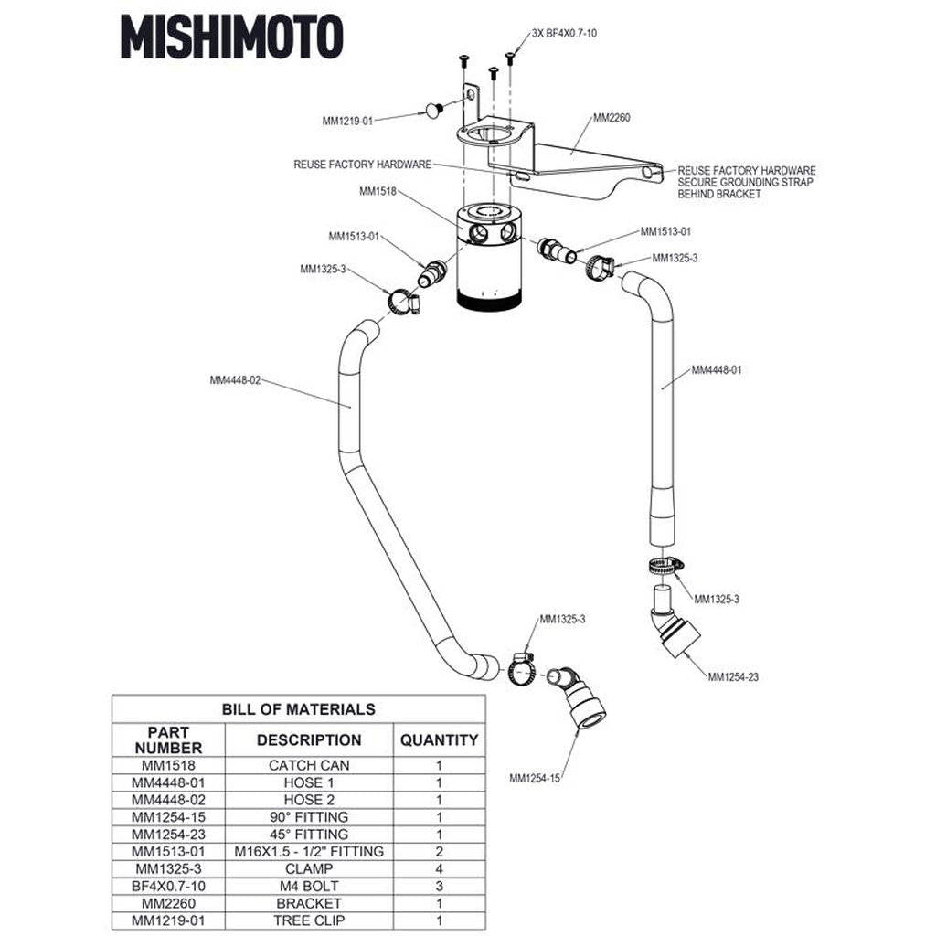 MISHIMOTO MMBCC-F150-11PBE Масляний уловлювач з перегородками для FORD F-150 V8, 2011-2014 Photo-6 