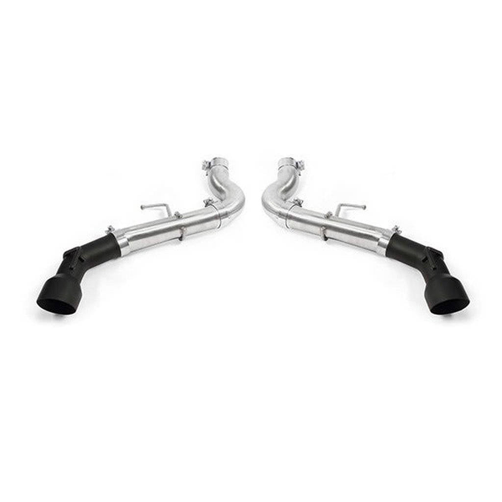 MISHIMOTO MMEXH-CAM4-16ADTRBK Вихлопна система з двома наконечниками Race Axle-Back для CHEVROLET Camaro 2.0T/V6, 2016+ Чорні наконечники Photo-2 