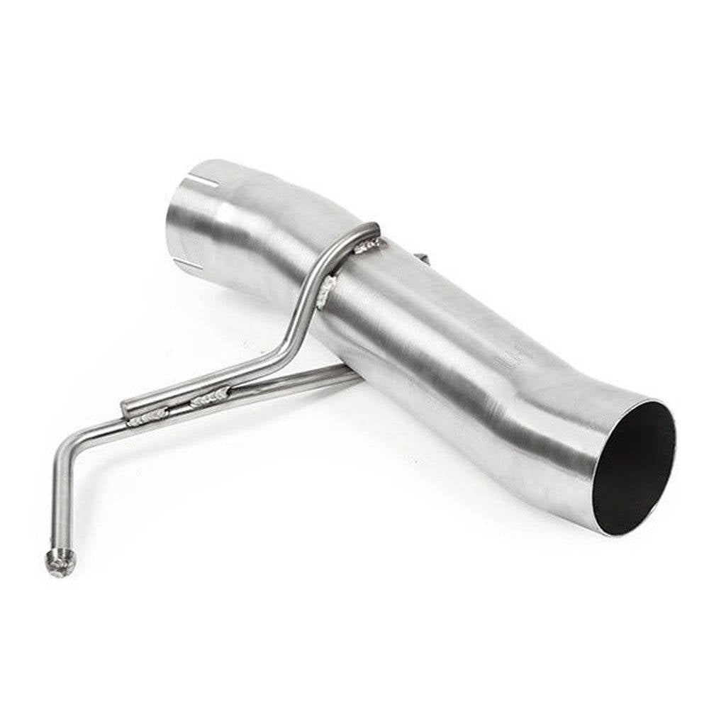 MISHIMOTO MMEXH-CAM4-16ADTRBK Вихлопна система з двома наконечниками Race Axle-Back для CHEVROLET Camaro 2.0T/V6, 2016+ Чорні наконечники Photo-3 
