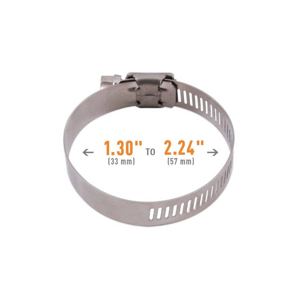 MISHIMOTO MMCLAMP-WG-57HT Черв'ячний зажим з високим крутним моментом, 1,30- 2,24 дюйма (33 мм - 57 мм), упаковка 10 шт. Photo-3 
