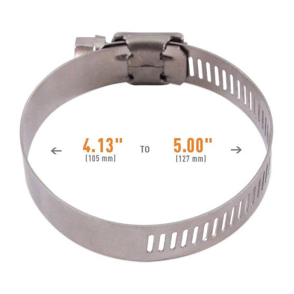 MISHIMOTO MMCLAMP-WG-127HT Високомоментний черв'ячний затискач, 4.13 дюйма - 5.00 дюйма (105мм - 127мм), 2 шт Photo-2 