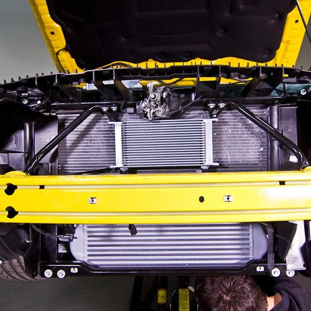 MISHIMOTO MMINT-MUS4-15BK Інтеркулер Сріблястий для FORD Mustang EcoBoost 2015+ Photo-1 