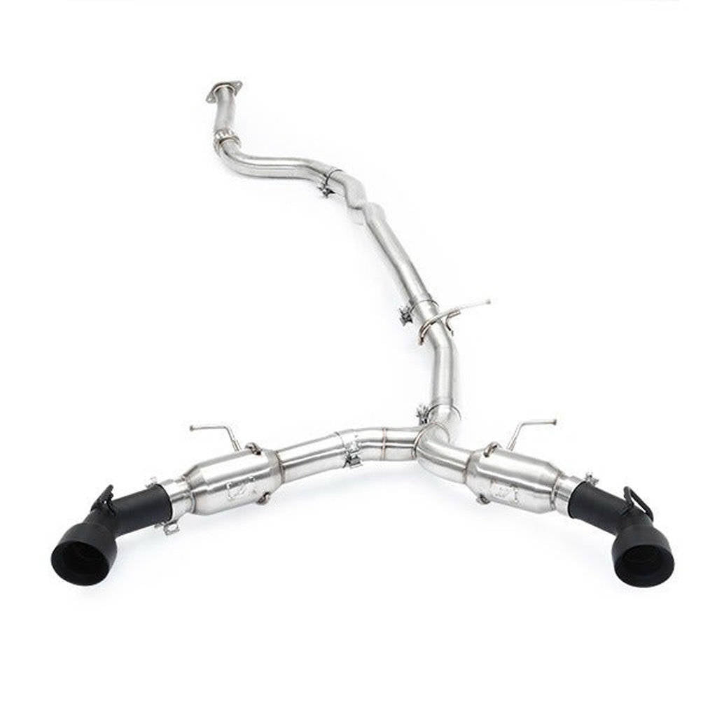 MISHIMOTO MMEXH-CAM4-16DTPP Вихлопна система Cat-Back Dual Tip Pro для CHEVROLET Camaro 2.0T, 2016+, поліровані насадки Photo-3 