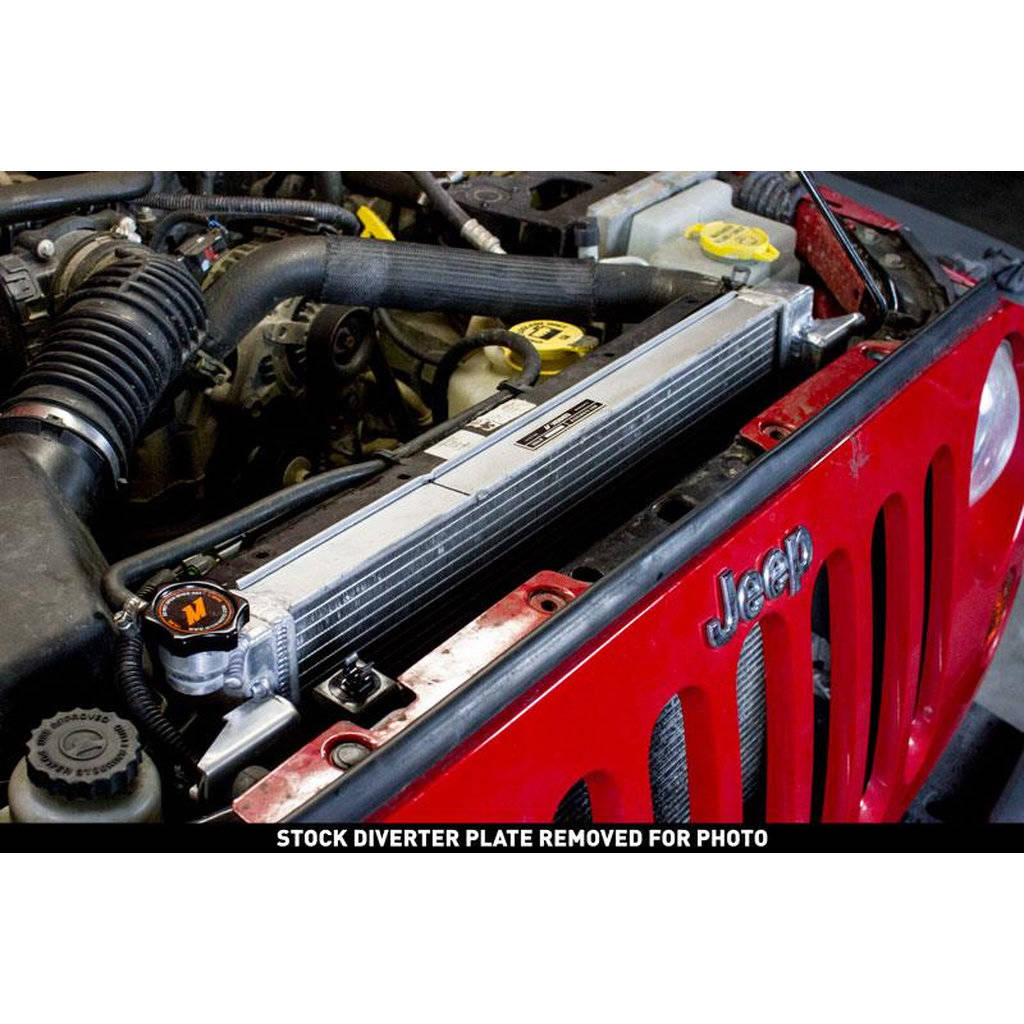 MISHIMOTO MMRAD-WRA-07V2 Алюмінієвий радіатор Performance для JEEP Wrangler JK V2, 2007-2018 Photo-2 