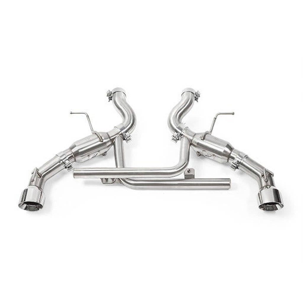MISHIMOTO MMEXH-CAM8-16ADTPP Вихлопна система з двома наконечниками Pro Axle Back для CHEVROLET Camaro SS, 2016+ Поліровані наконечники Photo-1 