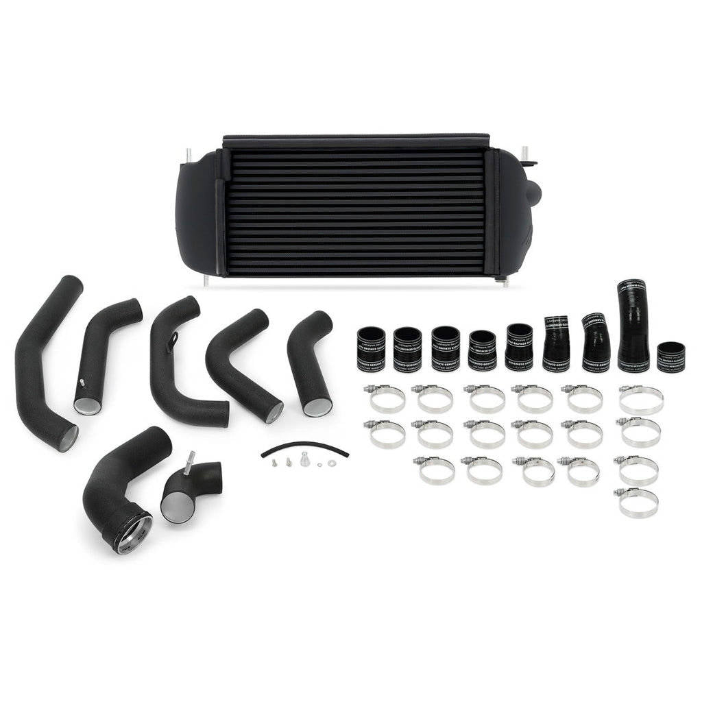 MISHIMOTO MMINT-F35T-15KBBK Комплект інтеркулера Performance для FORD F-150 3.5L EcoBoost, 2015-2016, чорний інтеркулер, чорні труби Photo-0 