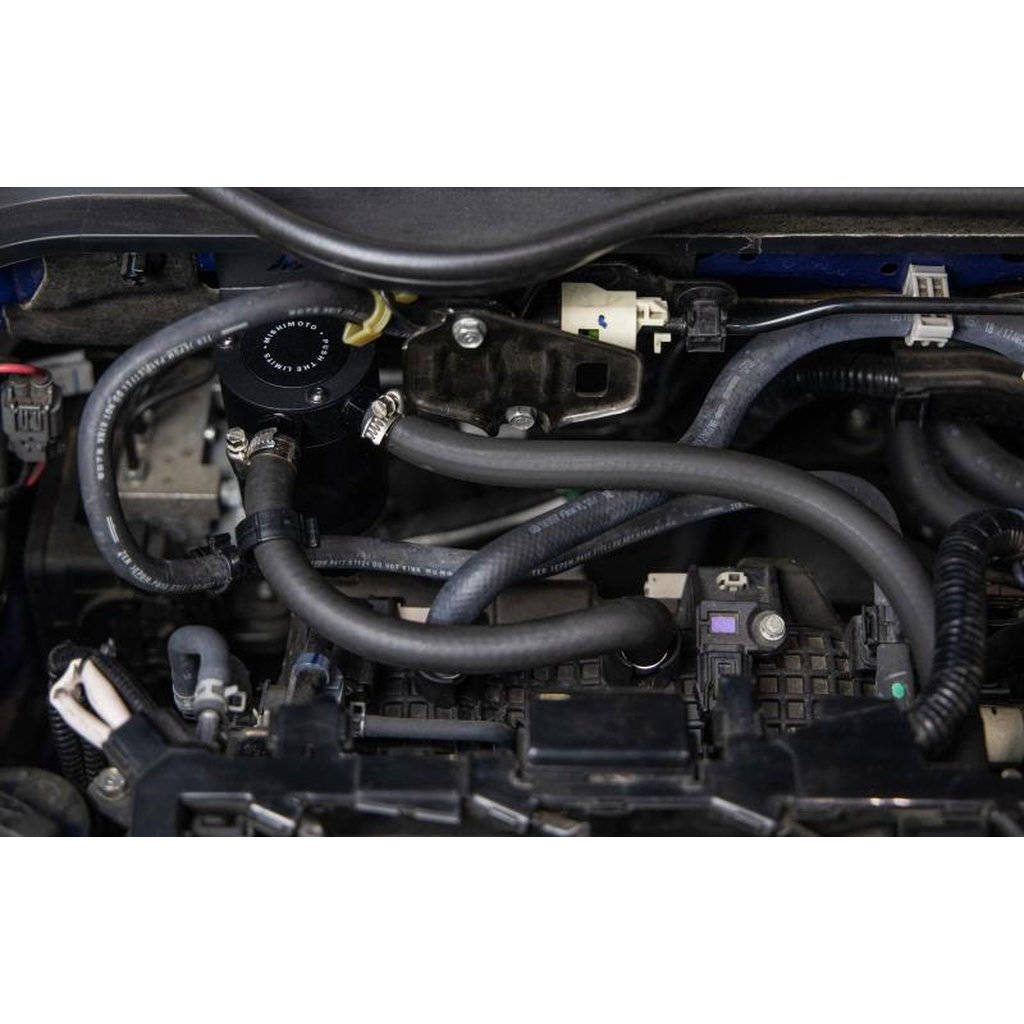 MISHIMOTO MMBCC-CIV-16PBE Масляний уловлювач з перегородками для HONDA Civic 1.5L T, боковий PCV, 2016+ Photo-7 