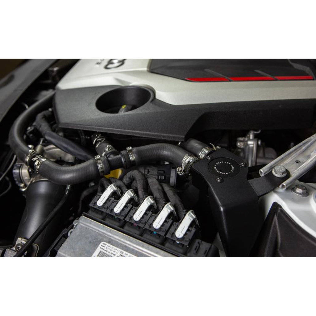 MISHIMOTO MMBCC-S4-18PBE Масляний уловлювач з перегородками, боковий PCV для AUDI B9 S4/S5 2018+ Photo-5 
