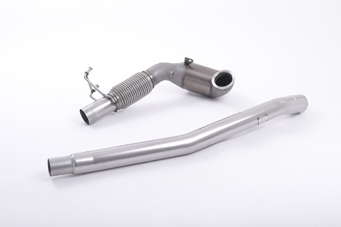 MILLTEK SSXAU605 Cast Downpipe with Race Cat для AUDI TT Mk3 TTS 2.0 TFSI Quattro Photo-0 