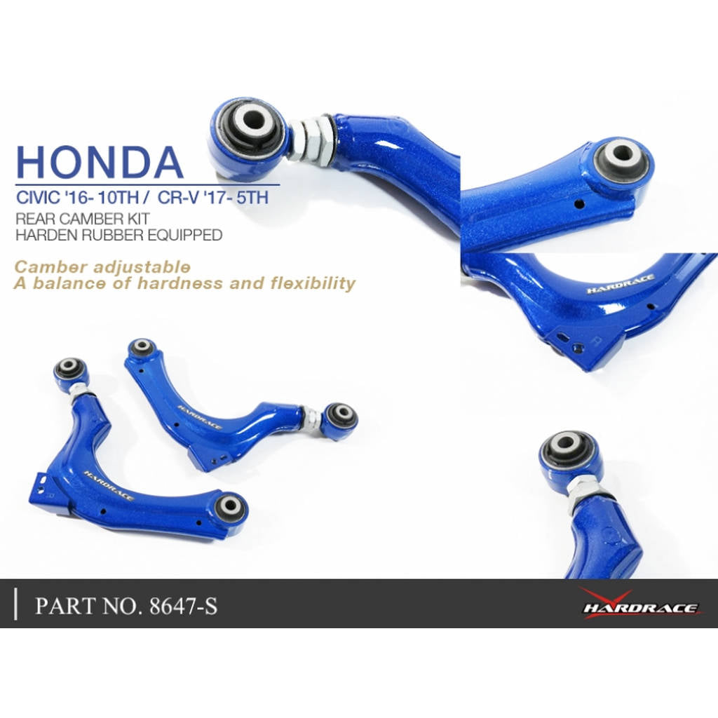 HARDRACE 8647-S К-т регульованого розвалу для HONDA CIVIC FC 16- Photo-4 