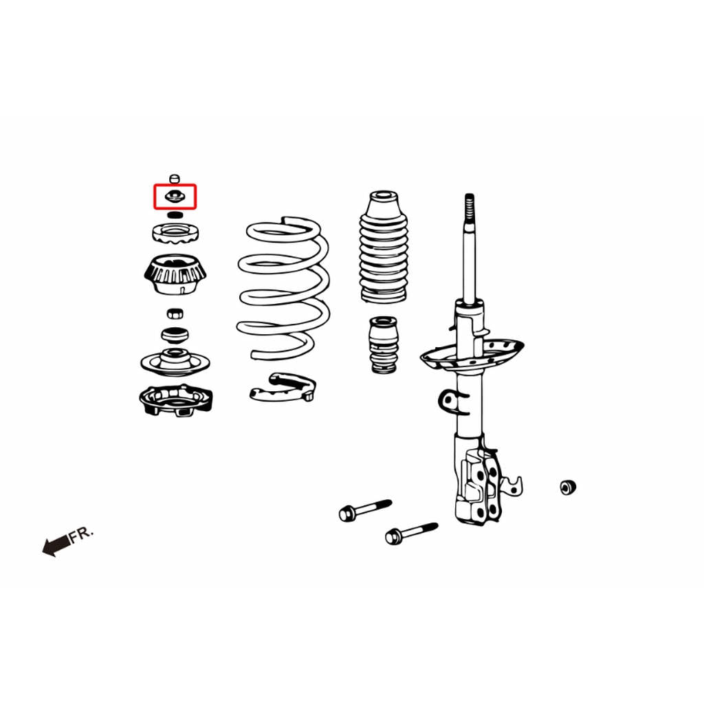 HARDRACE 8877 Кріплення стійки для HONDA FIT GK 08- Photo-5 
