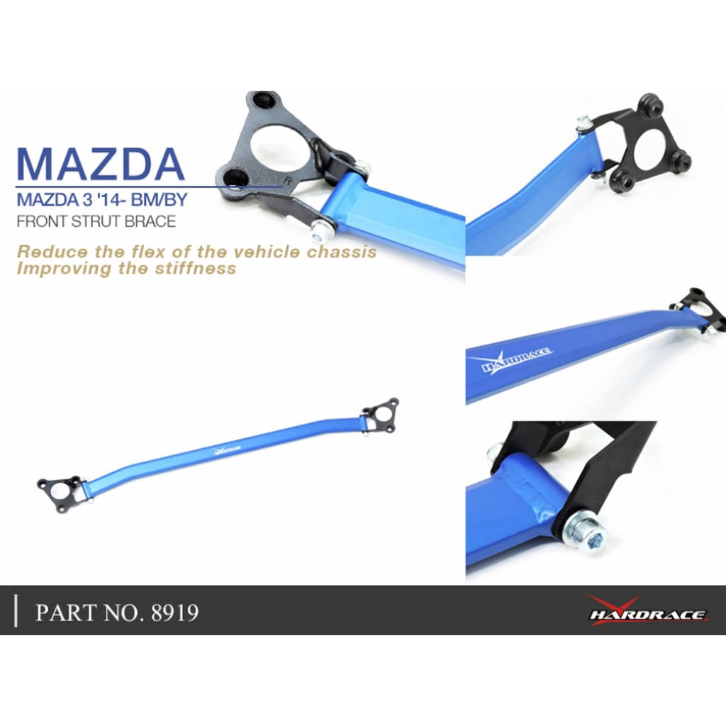 HARDRACE 8919 Передня розпірка стійки для MAZDA 3 BM/BY 14- Photo-5 