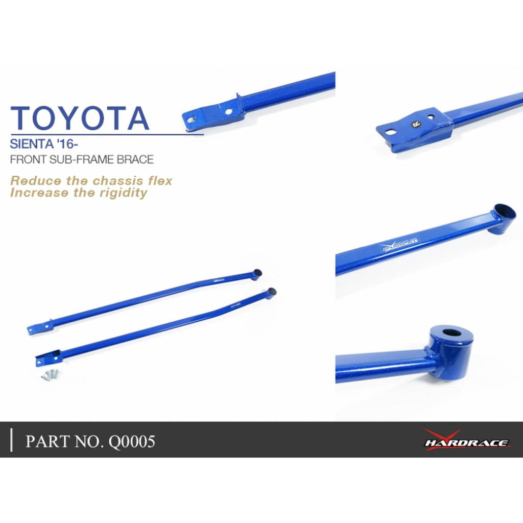 HARDRACE Q0005 Передній кронштейн підрамника для TOYOTA SIENTA 16- Photo-4 