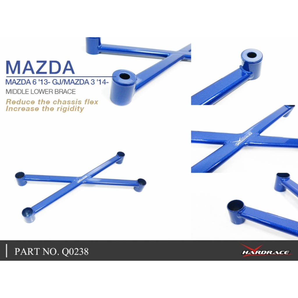 HARDRACE Q0238 Середній нижній кронштейн для MAZDA 6 GJ 13- Photo-4 