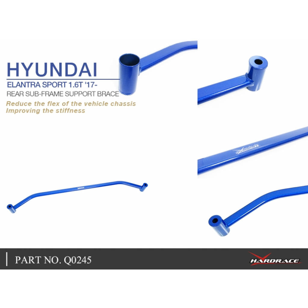 HARDRACE Q0245 Кронштейн заднього підрамника для HYUNDAI ELANTRA 17- Photo-4 