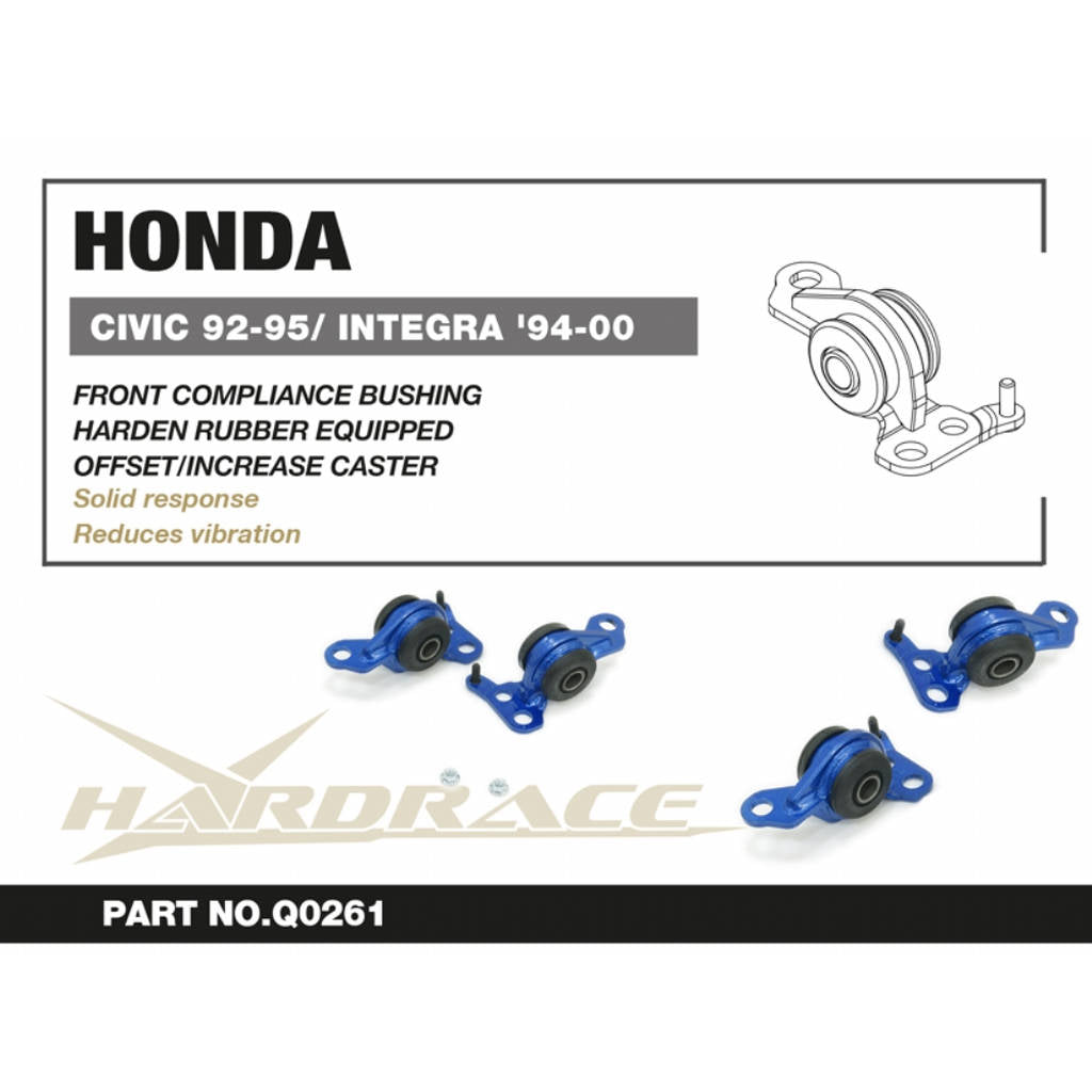 HARDRACE Q0261 Втулка для HONDA CIVIC EG/EH/EJ1/EJ2 92-95 Photo-5 