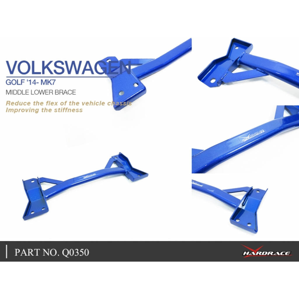HARDRACE Q0350 Середній нижній кронштейн для VW GOLF MK7 14- Photo-4 