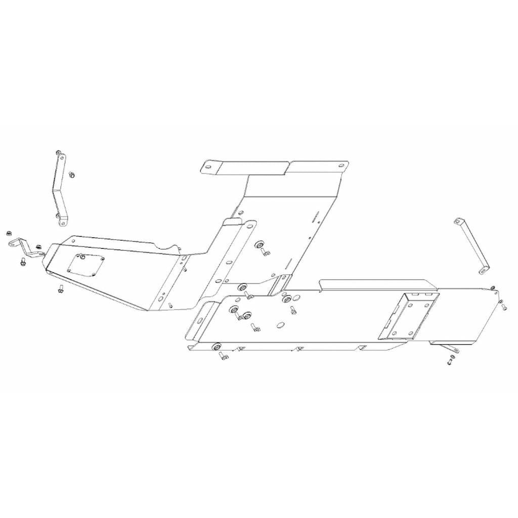 HARDRACE Q0361 Захисна пластина 4X4 для JEEP WRANGLER JL 18- Photo-4 