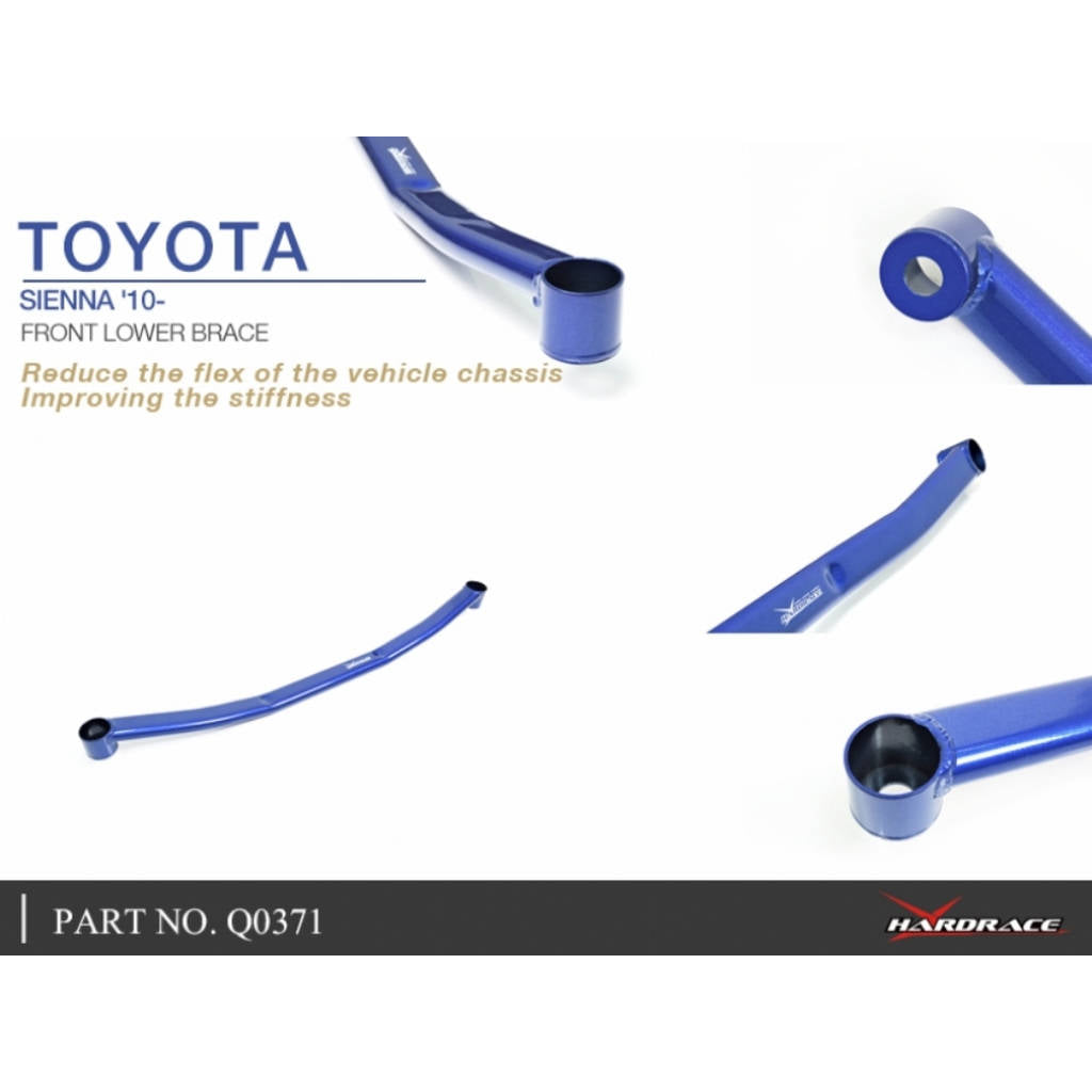 HARDRACE Q0371 Кронштейн передньої нижньої опори для TOYOTA SIENNA XL30 2010 Photo-6 