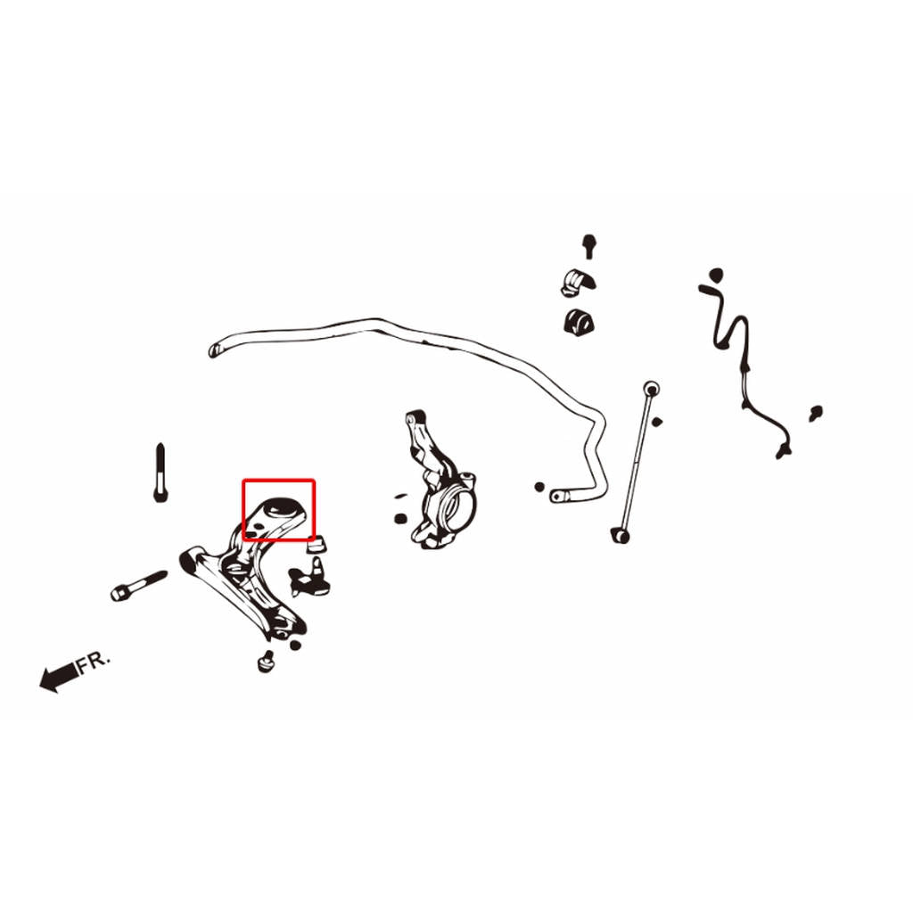 HARDRACE Q0521 Втулка для HONDA HRV 14- Photo-7 