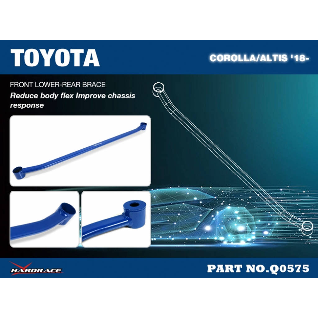 HARDRACE Q0575 Передній нижній кронштейн для TOYOTA ALTIS E210 18- Photo-1 