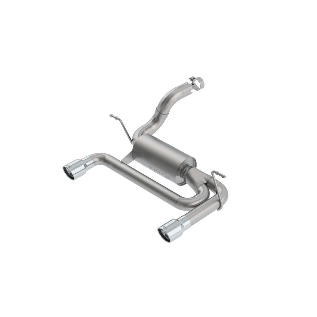 BORLA 11956 Вихлопна система Axle-Back S-Type, 2.75", 2.5" (наконечники 3.5") для JEEP Wrangler 3.6L (JL / JLU) 2018- Photo-0 