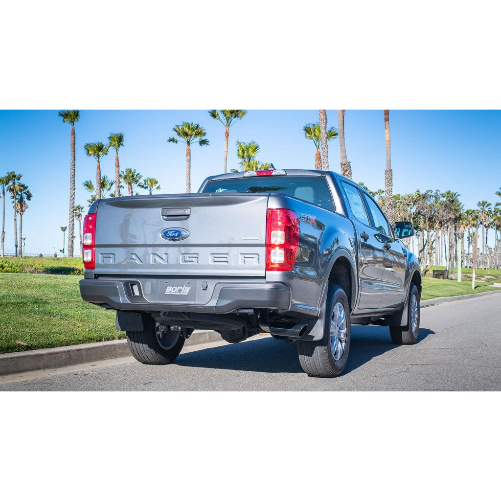 BORLA 140788BC Вихлопна система Cat-Back "S-Type" 2.75" S RD RL AC 4" RD x 12" FORD RANGER XL, XLT, Lariat 2.3L i4 AT Photo-1 
