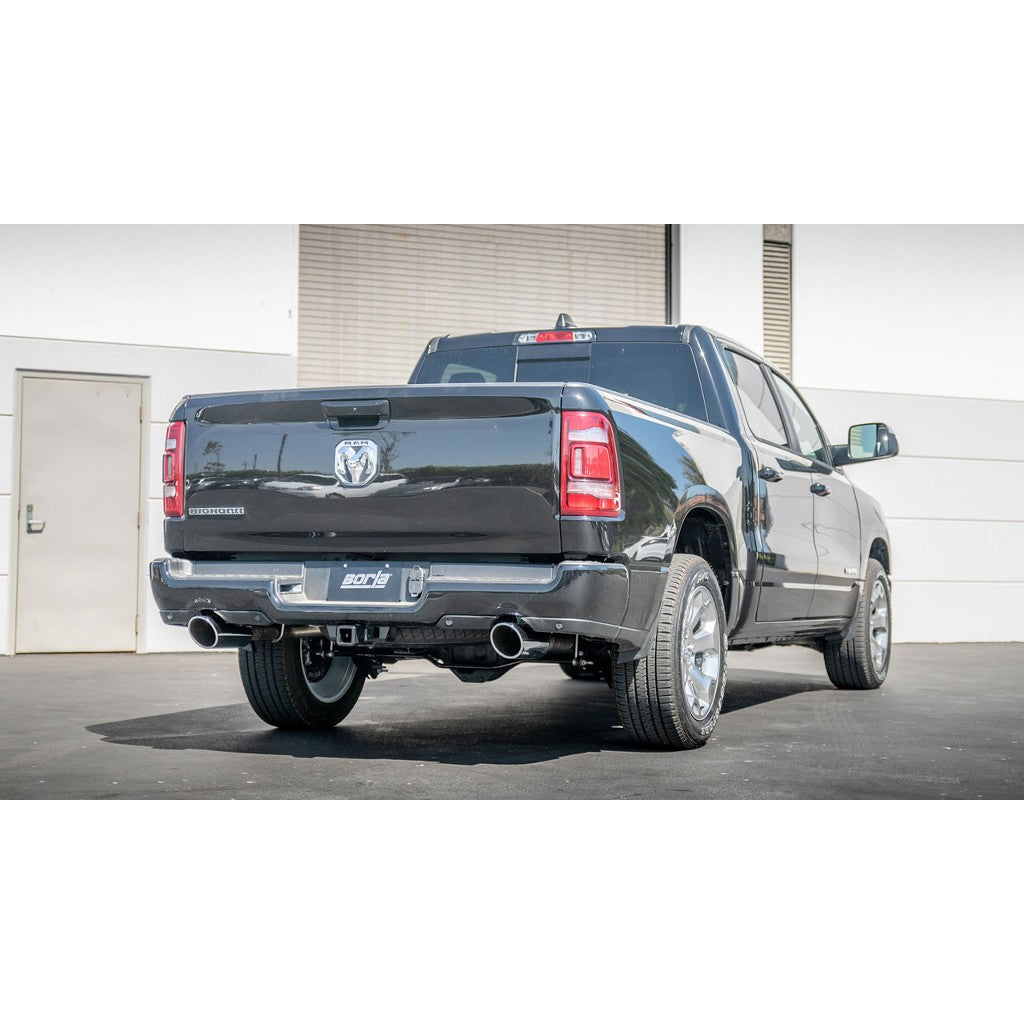 BORLA 140752 Вихлопна система Cat-Back "S-Type" 3", 2.5" 5" RD x 15.25" RAM TRUCKS 1500 5.7L V8 AT Photo-1 