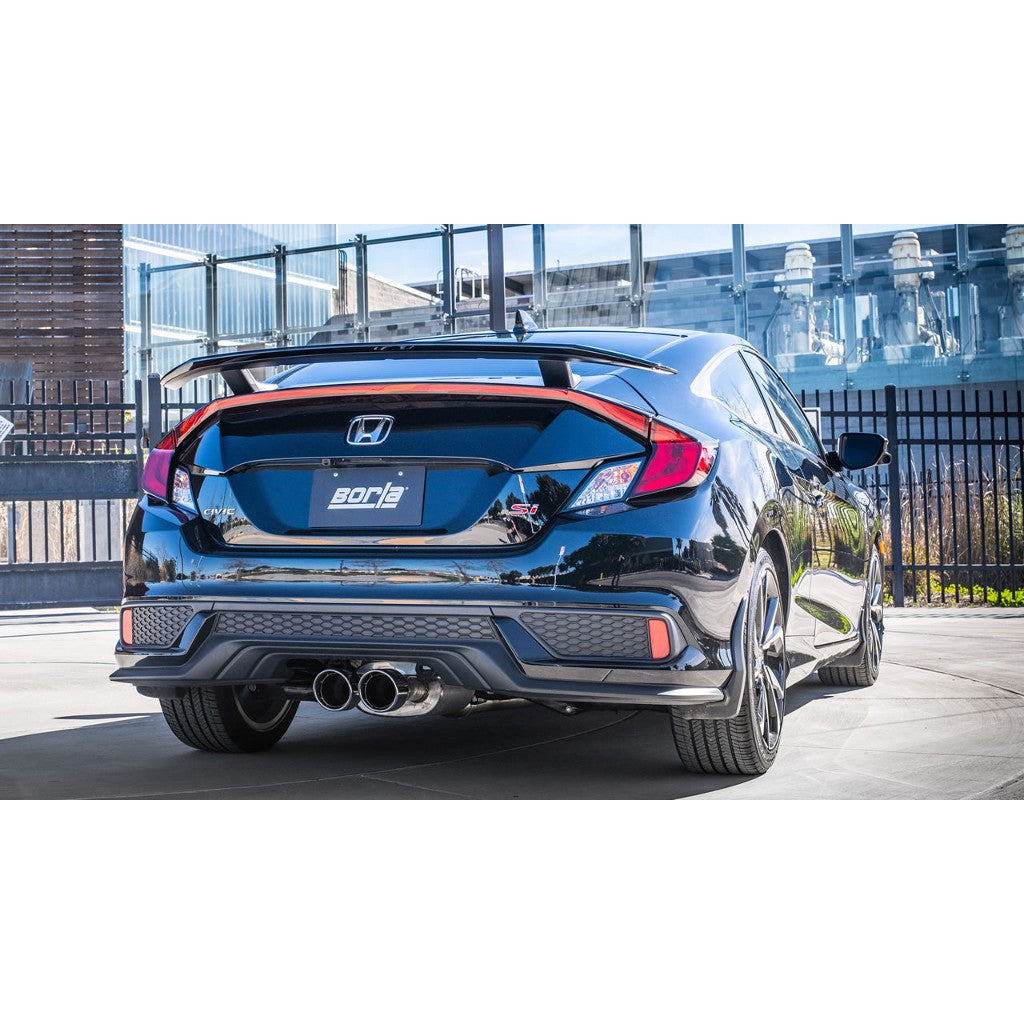 BORLA 140777 Вихлопна система Cat-Back "S-Type" 2.75" D RD RL AC IC 4.25" RD x 6.13" HONDA CIVIC SI 1.5L Turbo MT FWD 2DR Photo-1 