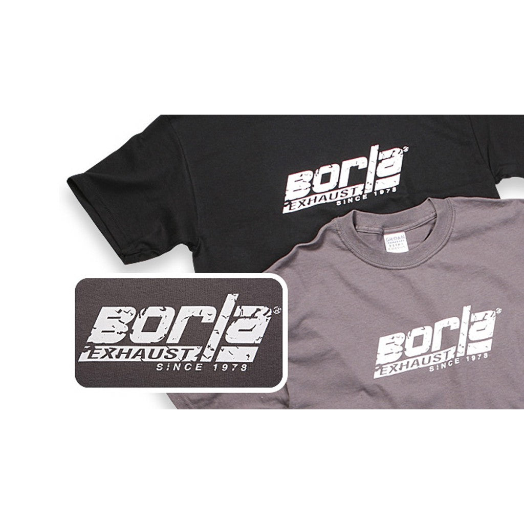 BORLA 21359 ФутболкаS with DISTRESSED BORLA LOGO, CREW NECK, MEN Red, Size Medium Photo-0 