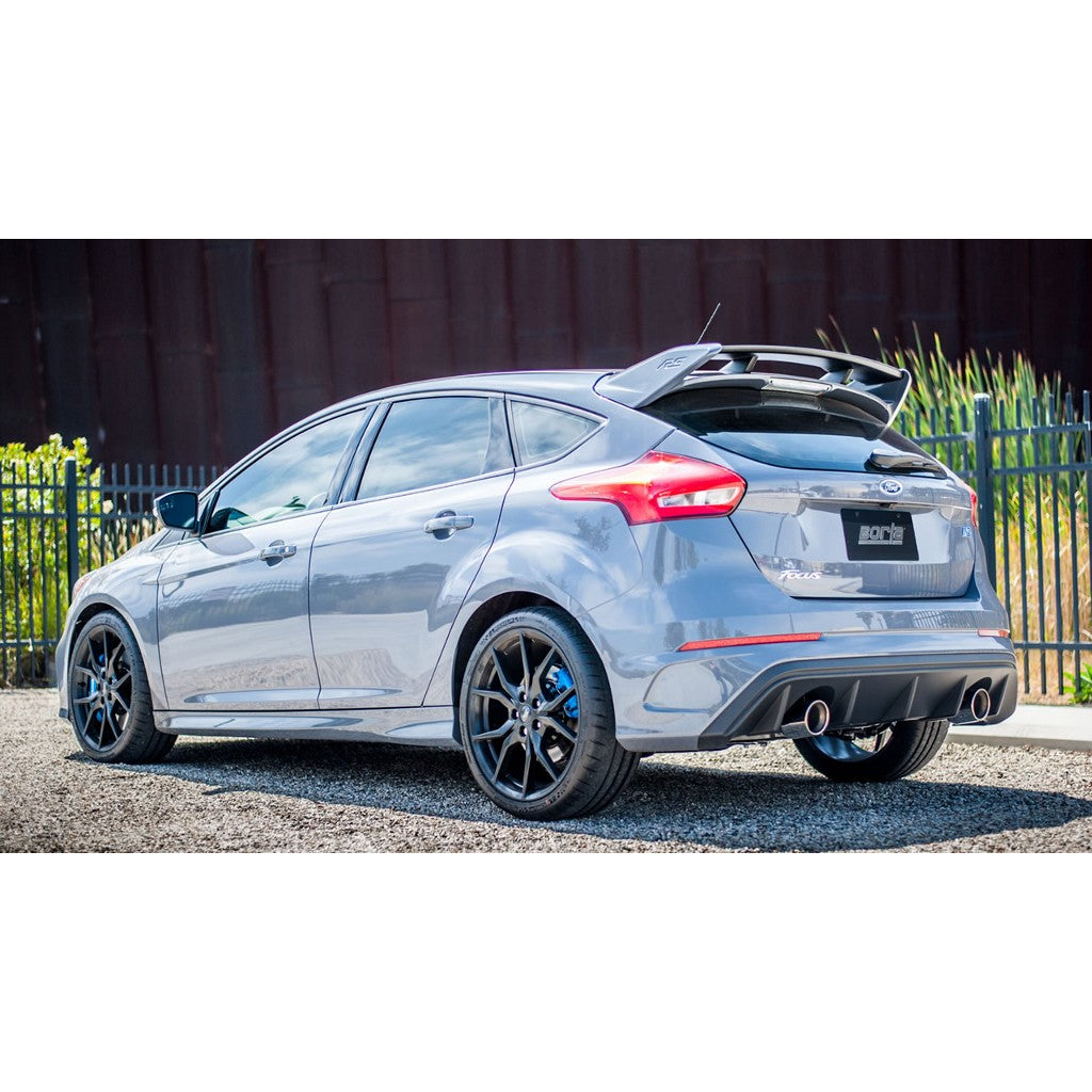 BORLA 140702 Вихлопна система Cat-Back "S-Type" 3", 2.25" S RD RL AC 4" RD x 8" FORD FOCUS RS 2.3L MT AWD 5DR хетчбек 16-18 Photo-1 